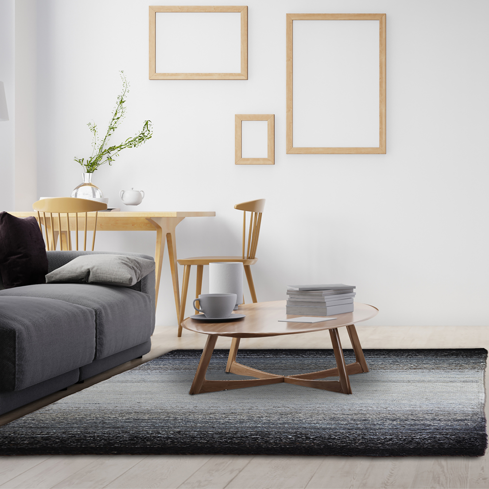 Interior poster mock up living room with colorful white sofa . 3D rendering.